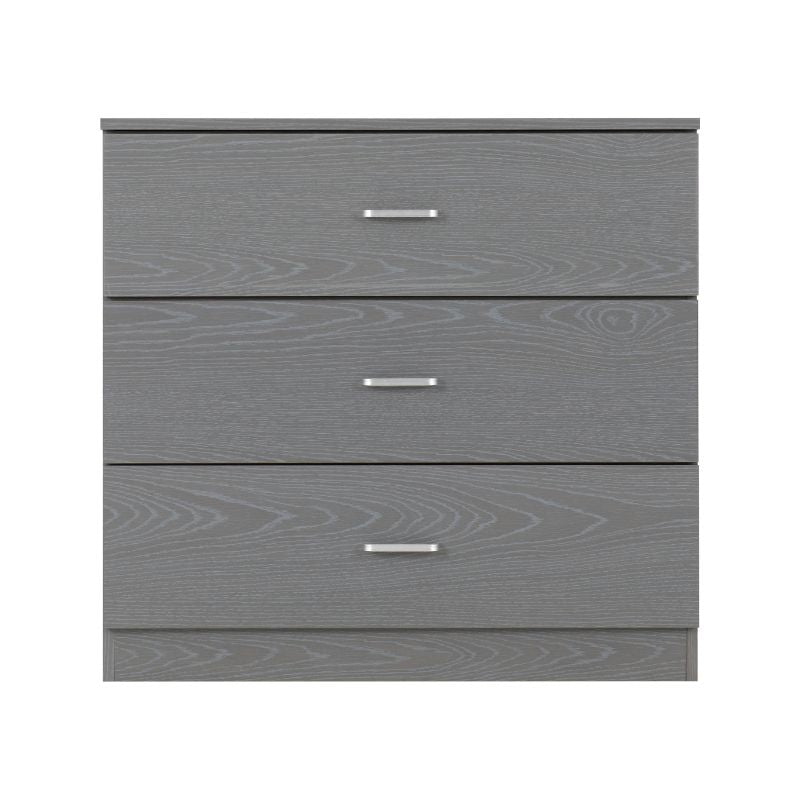SECONIQUE, Felix, 3 Draw, Grey, Chest Drawer - yofurn