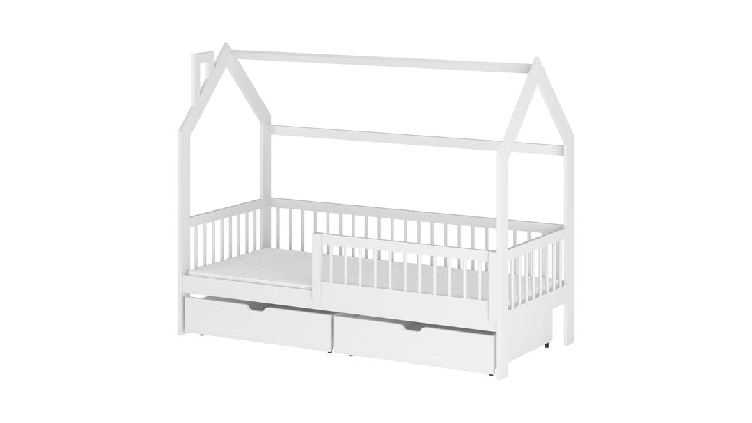 Wooden Single Bed Oskar Bed With Storage