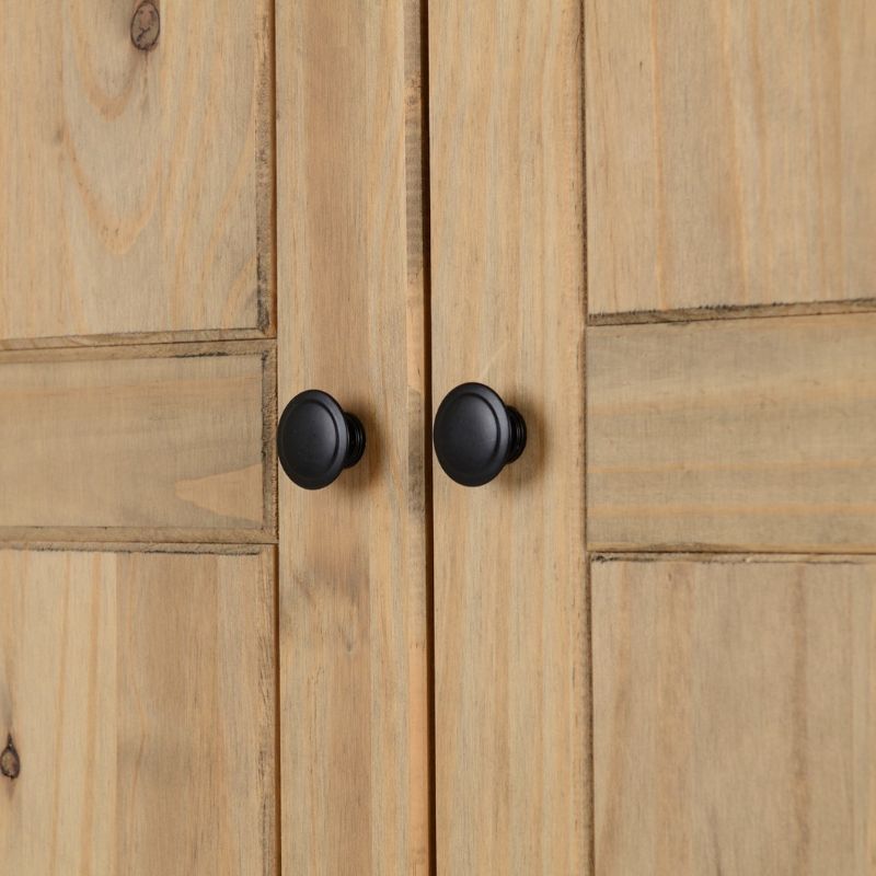 SECONIQUE, Panama, 2 Door, Natural Wax, Wardrobe - yofurn