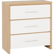 (SECONIQUE) Gloss, 2 Door - Wardrobe, 3 Draw - Chest Drawer, 1 Draw - Bedside Table, Set by Seville - yofurn