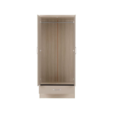 SECONIQUE, Nevada, 2 Door, 1 Draw, Gloss, Wardrobe - yofurn