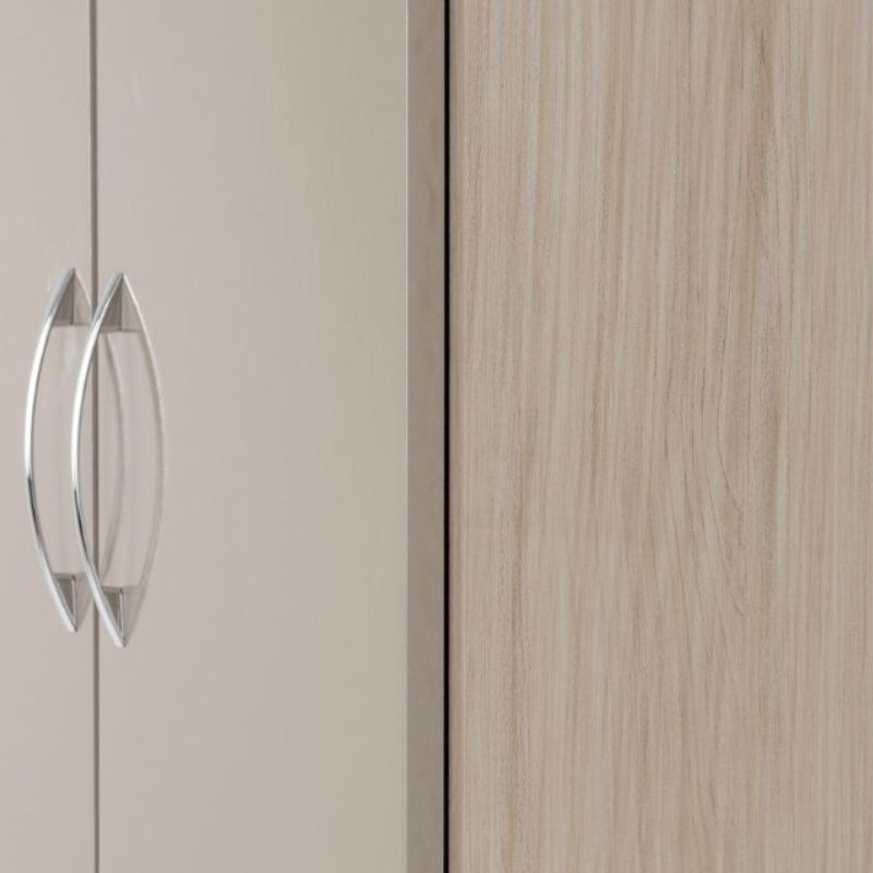 SECONIQUE, Nevada, 2 Door, 1 Draw, Gloss, Wardrobe - yofurn