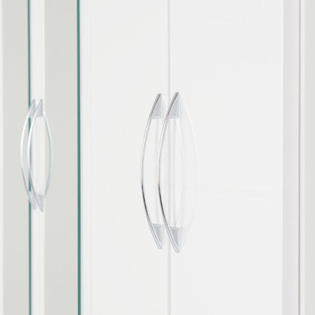 SECONIQUE, Nevada, 4 Door, 2 Draw, Mirrored, Wardrobe - yofurn