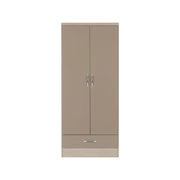 SECONIQUE, Nevada, 2 Door, 1 Draw, Gloss, Wardrobe - yofurn