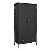 FURNITURE TO GO, Baroque, Nightstand, 3 Draw Chest, 2 Door 1 Draw Robe, Set - yofurn