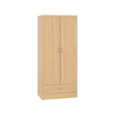 SECONIQUE, Nevada, 2 Door, 1 Draw, Gloss, Wardrobe - yofurn