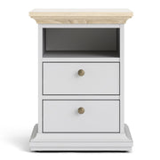 (FURNITURE TO GO) 2 Draw, Bedside Table by Paris - yofurn