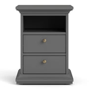 (FURNITURE TO GO) 2 Draw, Bedside Table by Paris - yofurn