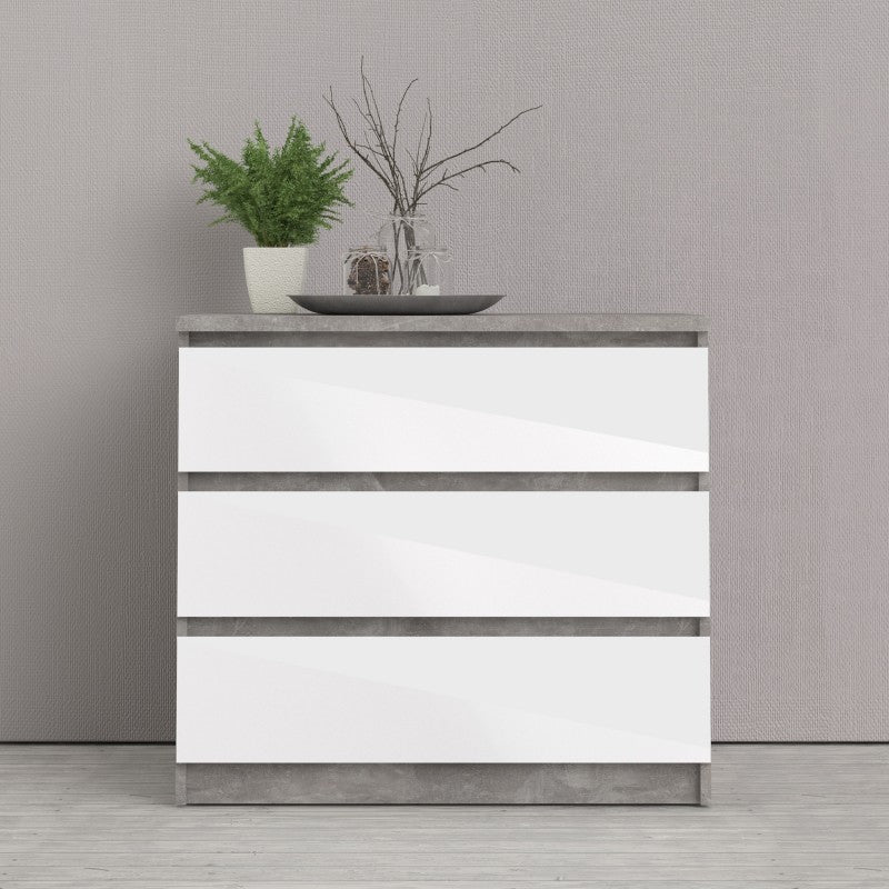 (FURNITURE TO GO) 3 Draw, Chest Drawer by Naia - yofurn