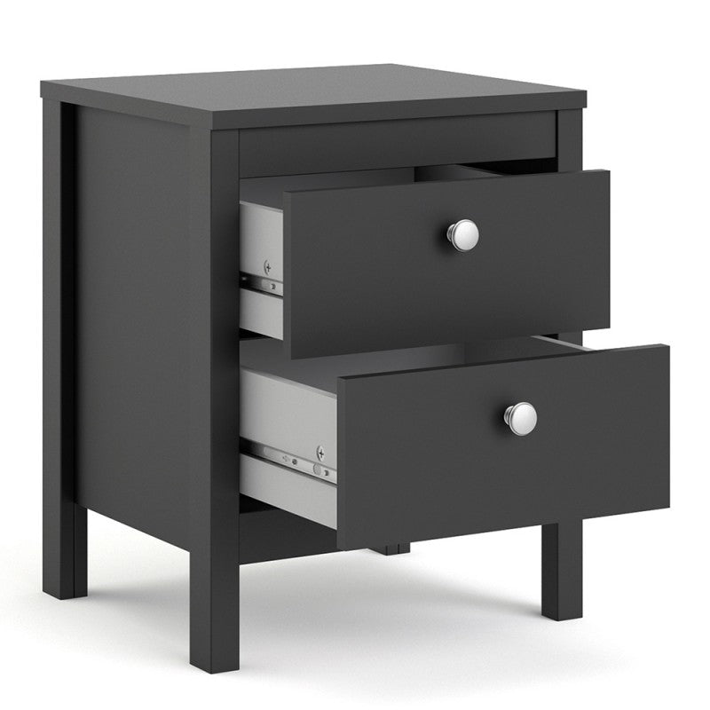 (FURNITURE TO GO) 2 Draw, Bedside Table by Madrid - yofurn