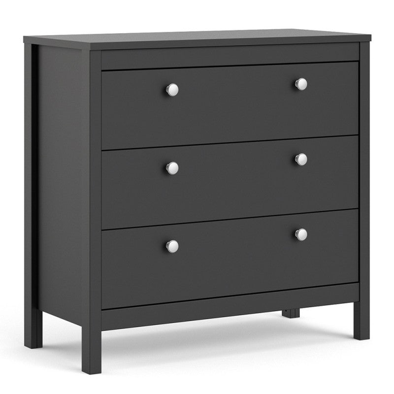 (FURNITURE TO GO) 3 Draw, Chest Drawer by Madrid - yofurn