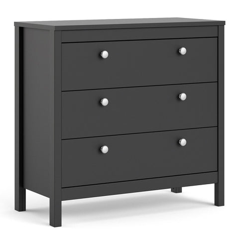 (FURNITURE TO GO) 3 Draw, Chest Drawer by Madrid - yofurn