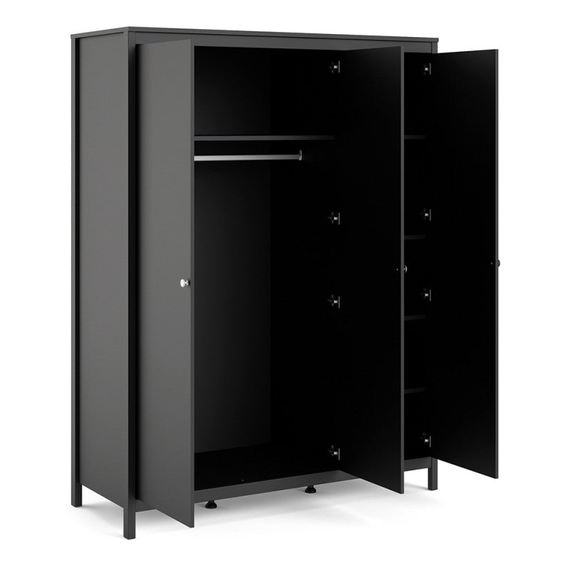 (FURNITURE TO GO) 3 Door, Wardrobe by Madrid - yofurn