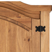 (SECONIQUE) 4 Door, Brown, Waxed Pine, Wardrobe - yofurn