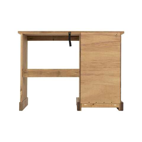 (SECONIQUE) 4 Draw, Brown, Waxed Pine, Dressing Table - yofurn