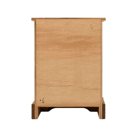 (SECONIQUE) 2 Draw, Brown, Waxed Pine, Petite, Bedside Table - yofurn