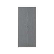 SECONIQUE, Felix, 2 Door, Grey, Wardrobe - yofurn