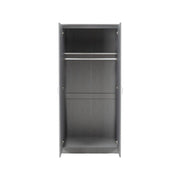 SECONIQUE, Felix, 2 Door, Grey, Wardrobe - yofurn