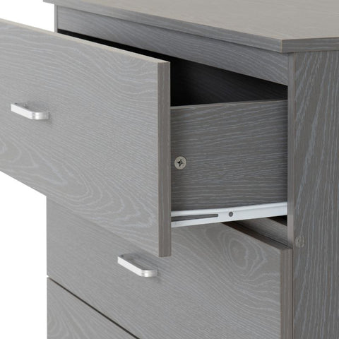 SECONIQUE, Felix, 3 Draw, Grey, Chest Drawer - yofurn