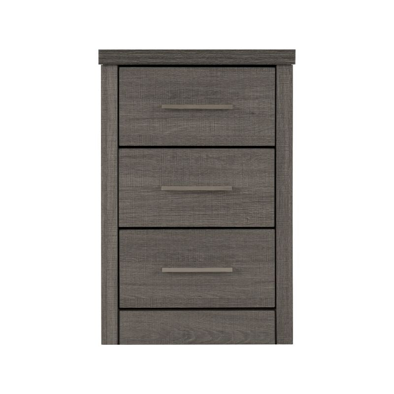 SECONIQUE, Lisbon, 3 Draw, Bedside Table - yofurn