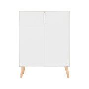 SECONIQUE, Nordic, 3+2 Draw, White, Distressed, Chest Drawer - yofurn