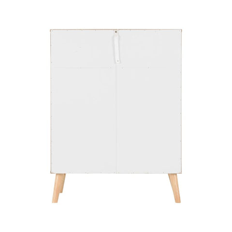 SECONIQUE, Nordic, 3+2 Draw, White, Distressed, Chest Drawer - yofurn