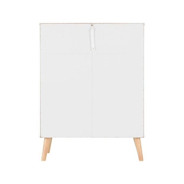 SECONIQUE, Nordic, 3+2 Draw, White, Distressed, Chest Drawer - yofurn