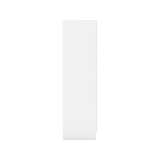 SECONIQUE, Nevada, 1 Door, 1 Draw, White, Gloss, Wardrobe - yofurn