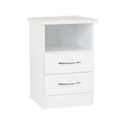 (SECONIQUE) 2 Draw, Bedside Table by Nevada - yofurn