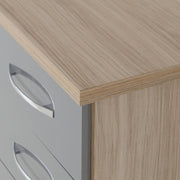 (SECONIQUE) Gloss, 3 Draw, Bedside Table by Nevada - yofurn