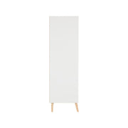 SECONIQUE, Nordic, 2 Door, 2 Draw, White, Distressed, Wardrobe - yofurn