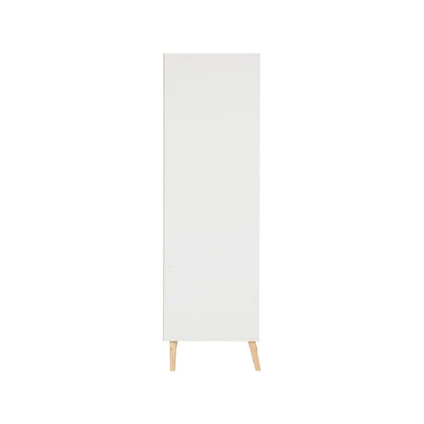 SECONIQUE, Nordic, 2 Door, 2 Draw, White, Distressed, Wardrobe - yofurn