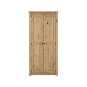 SECONIQUE, Panama, 2 Door, Natural Wax, Wardrobe - yofurn