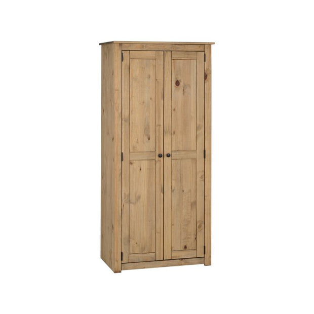 SECONIQUE, Panama, 2 Door, Natural Wax, Wardrobe - yofurn