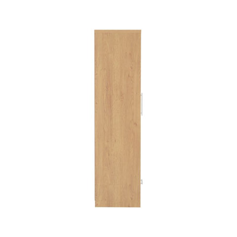 SECONIQUE, Seville, 2 Door, 1 Draw, White, Gloss, Light Oak, Wardrobe - yofurn