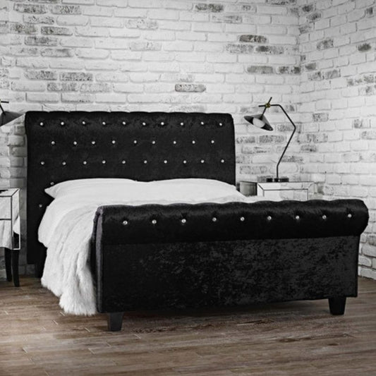 Velvet Bed Frame by Isabella