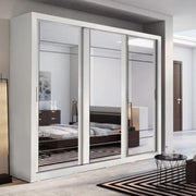 (ARTE-N FURNITURE) 3 Door, 3 Mirror Door, Sliding Door, Wardrobe by Arti - yofurn