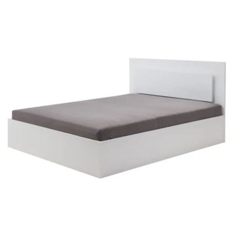 Gloss White Bed Frame with LED by Siena