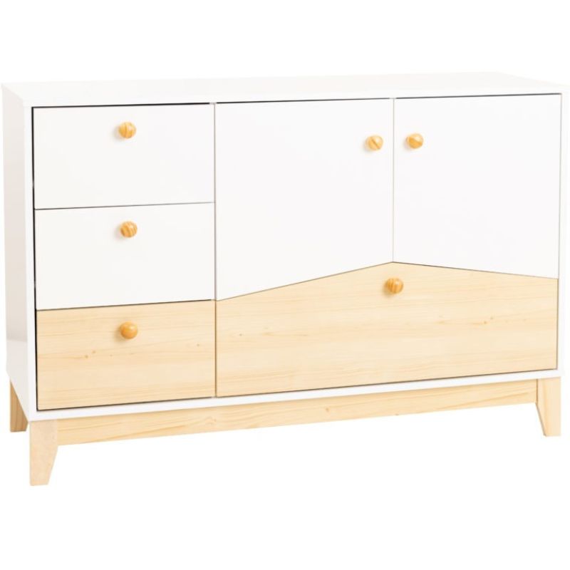 Pine 2 Door 4 Draw Chest Draw by Cody