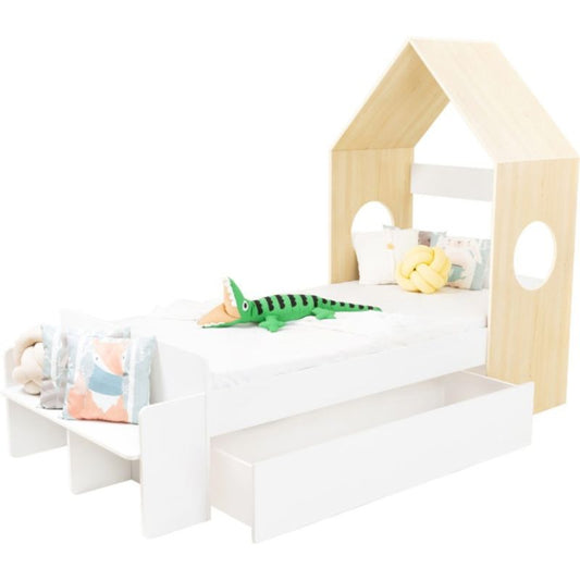 Pine 1 Draw House Bed by Cody