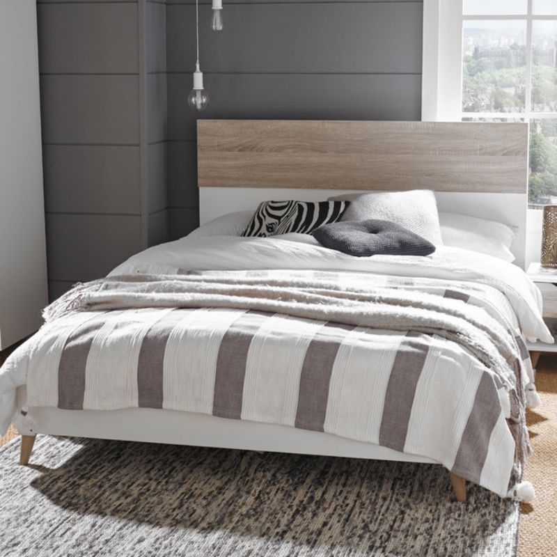 White Oak Bed Frame by Stockholm