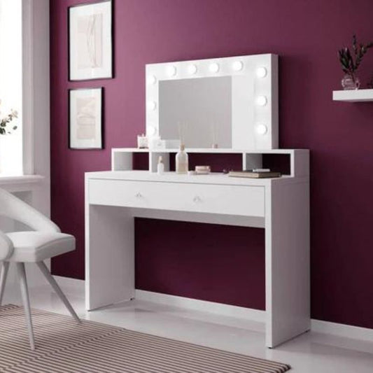 ARTE-N FURNITURE, Aria, 1 Drawer, Mirror, Dressing Table - yofurn