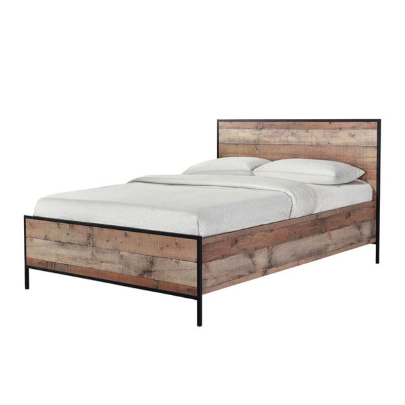 (LPD) Wood, Double Bed by Hoxton - yofurn