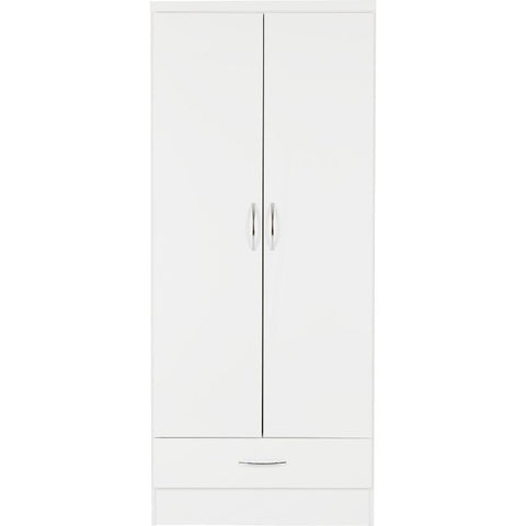 SECONIQUE, Nevada, 2 Door, 1 Draw, Gloss, Wardrobe - yofurn