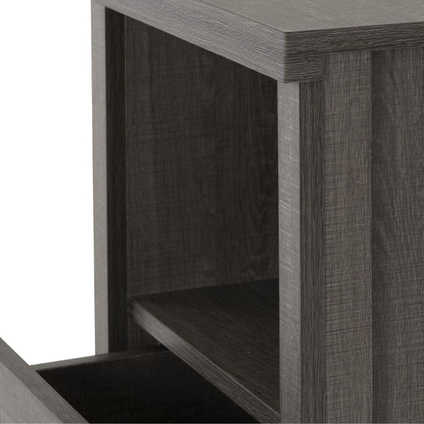 SECONIQUE, Lisbon, 2 Draw, 1 Shelf, Bedside Table - yofurn