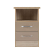 (SECONIQUE) 2 Draw, Bedside Table by Nevada - yofurn